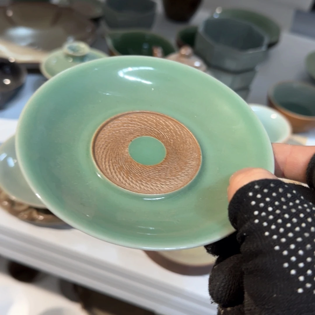 小金茶具青瓷茶器