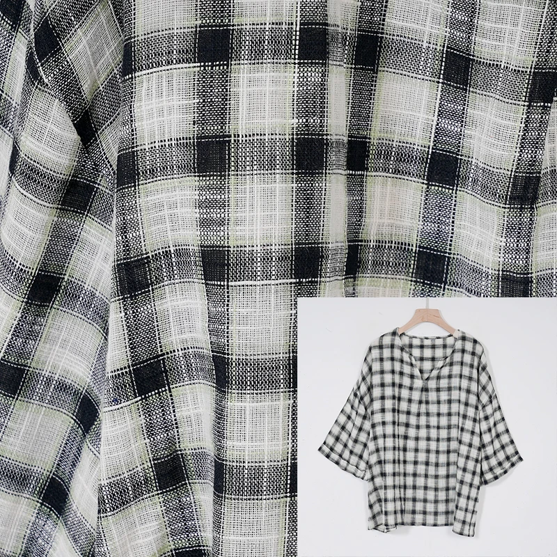 【蓉哥出品】色织亚麻上衣J23