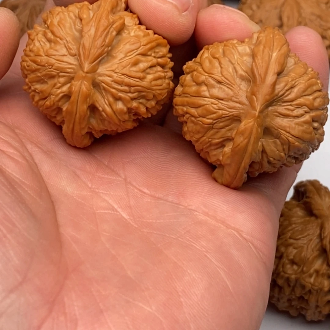 温***把件文玩核桃42➕白狮子