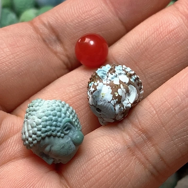 南红玛瑙未镶嵌颈饰