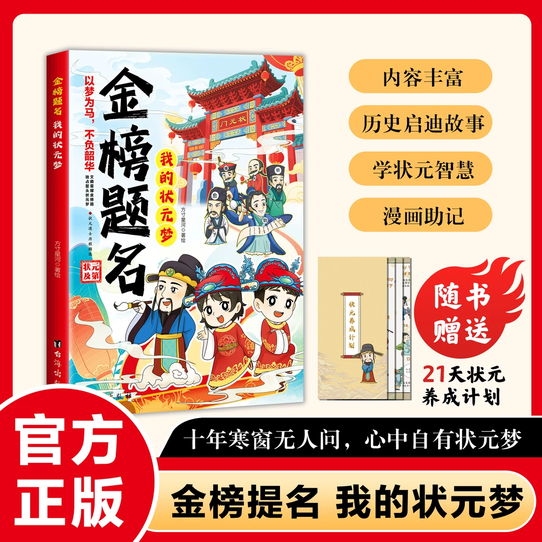 【漫画版】金榜题名 状元进士历程精选 做更好的自己 实现人生价值