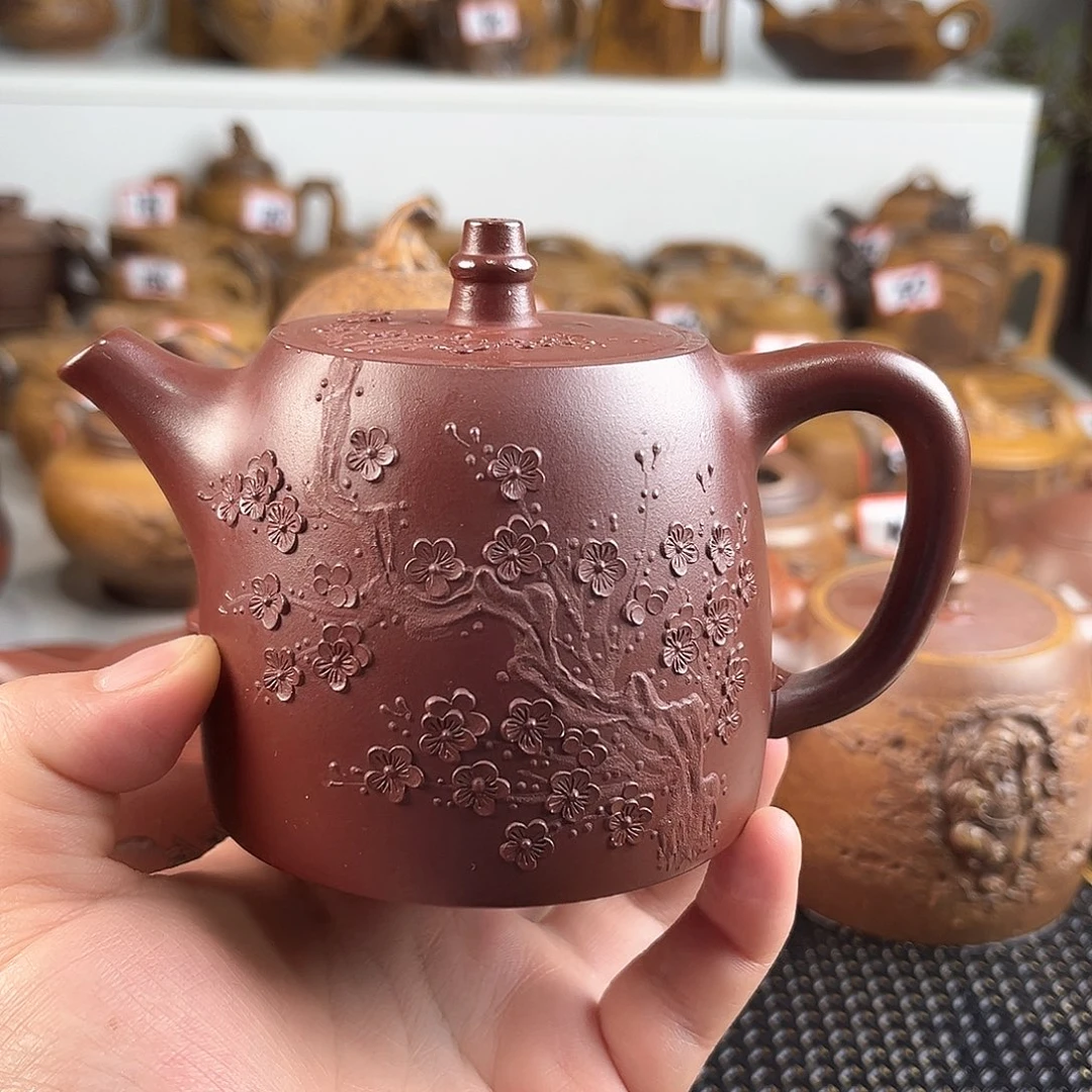紫泥茶壶宜兴紫砂