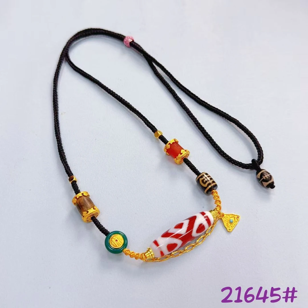 非金属珐琅吊坠 21645项链挂件吊坠百搭多样(发一)