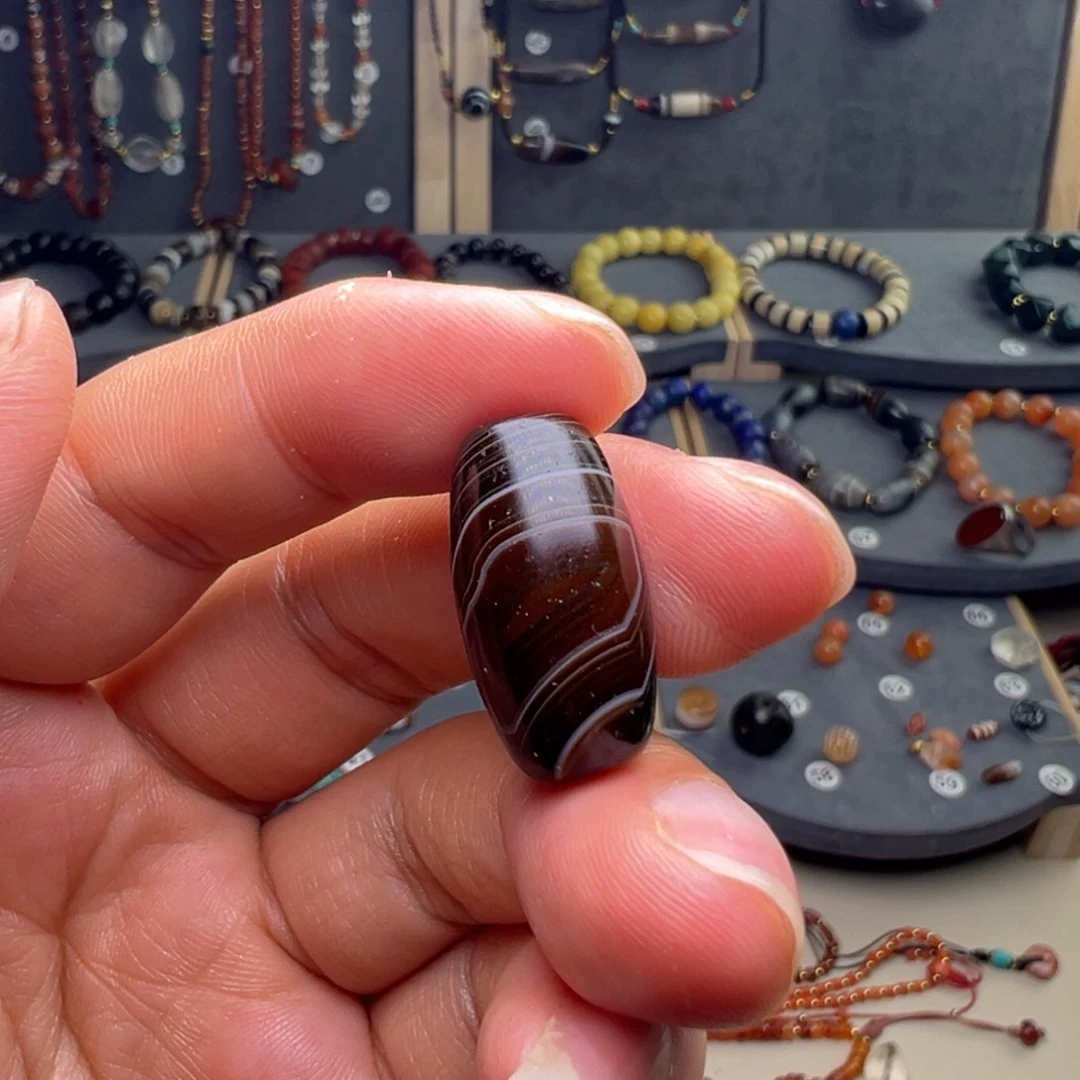 玛瑙/玉髓合金玛瑙对珠