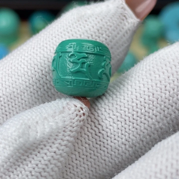 波***奶高瓷深绿13mm六字老型