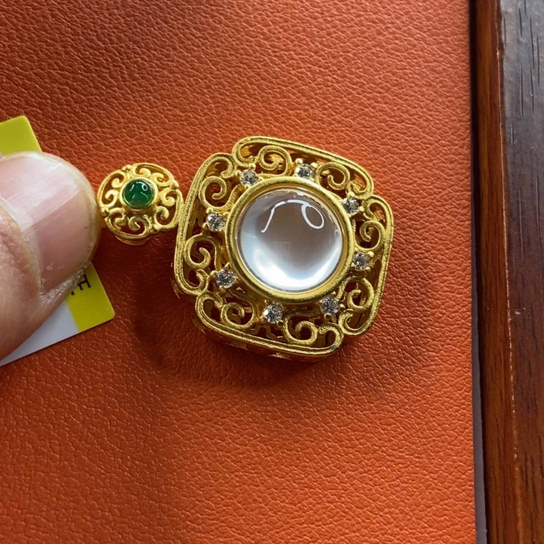 石英质玉颈饰银S925镶嵌C****.