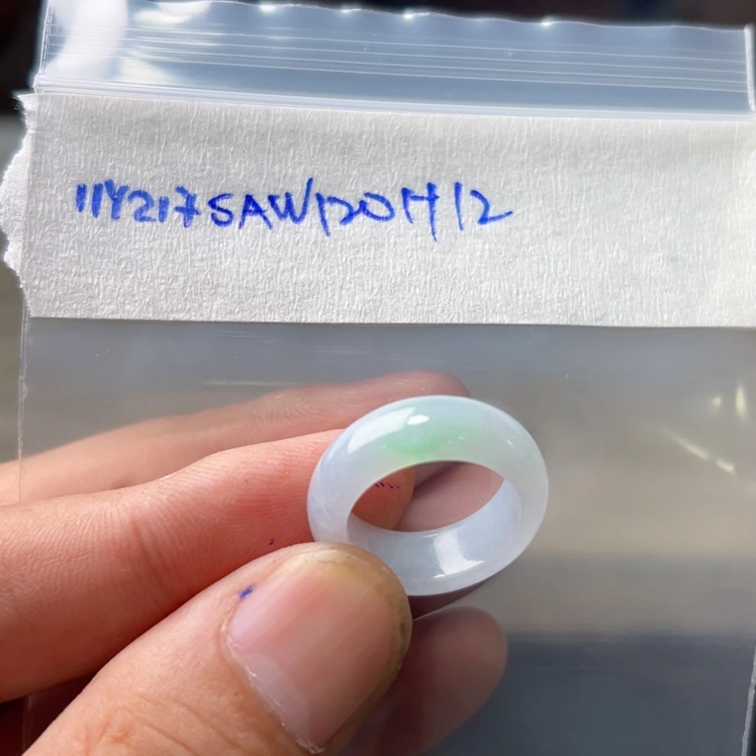 定制翡翠未镶嵌圈口12