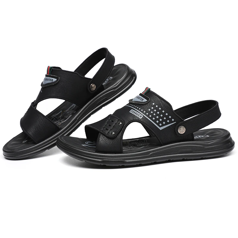 6801男士透气凉鞋