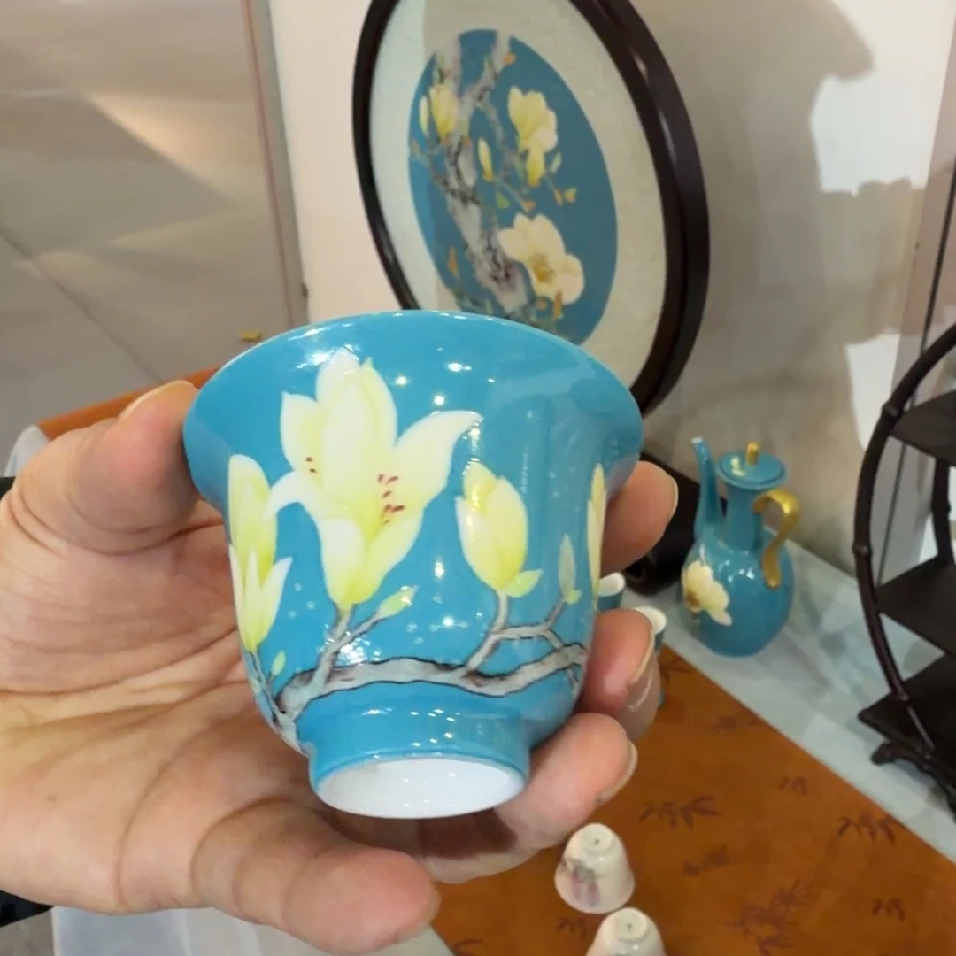 瓷片陶瓷作品 陶瓷手绘