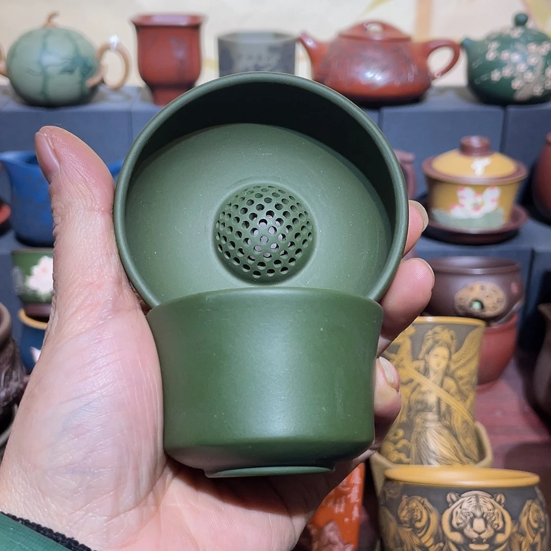 原矿紫砂手工主人杯