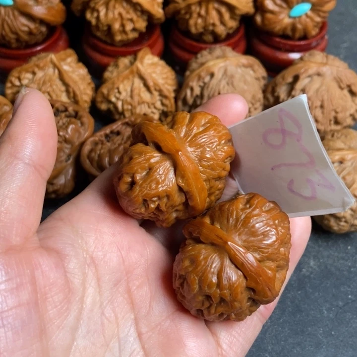 把件文玩核桃元宝873