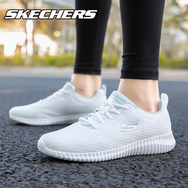 斯凯奇运动鞋女2025冬季新款网面透气休闲鞋轻便舒适健步鞋潮鞋女