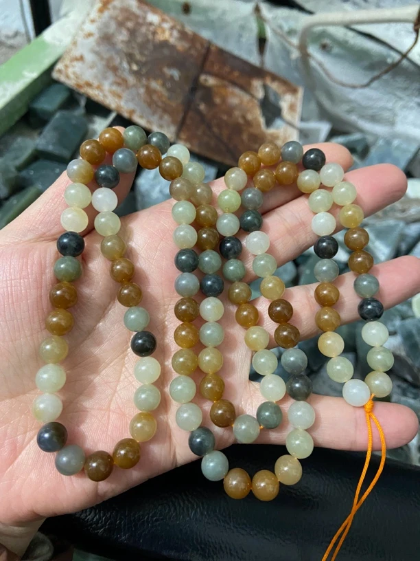 和田玉项链多宝108