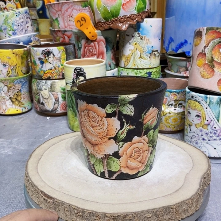 景德镇艺术手绘作品