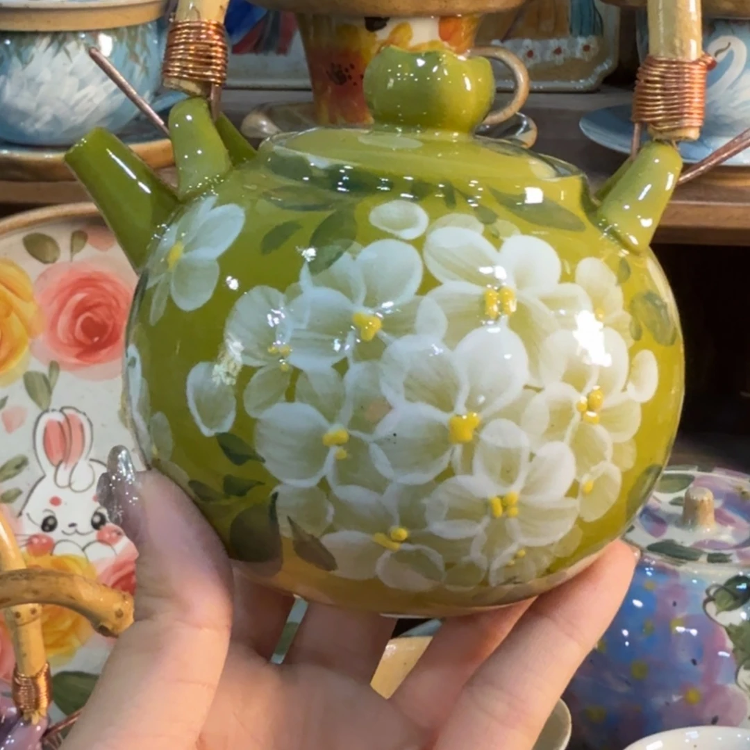 瓷片景德镇手工手绘高温釉下彩