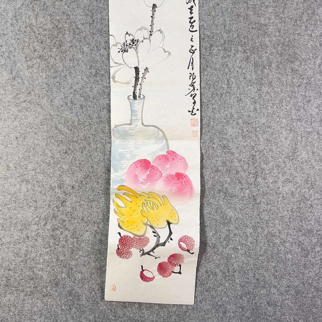 国画766 花鸟在此处飞翔也不太方便