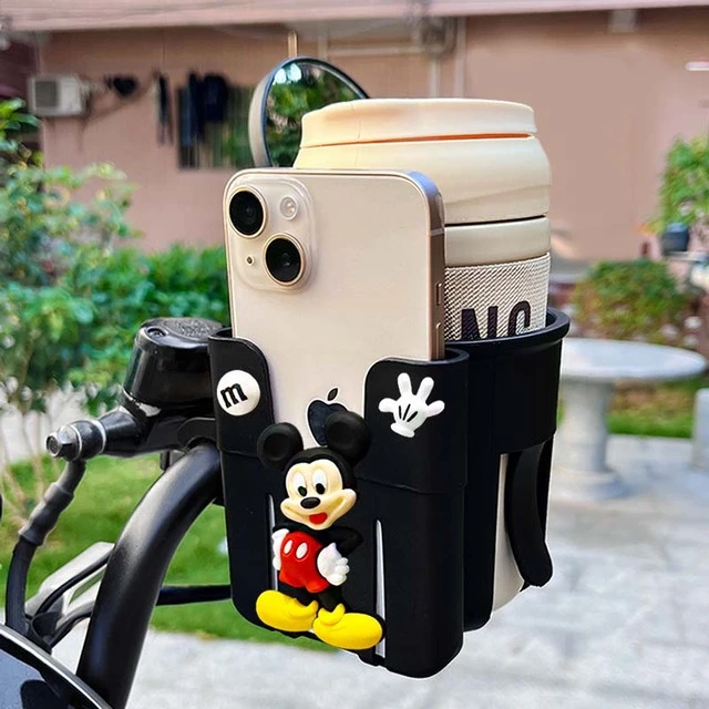 电动车水杯架自行车水壶架可爱卡通免打孔饮料架婴儿推车奶瓶架