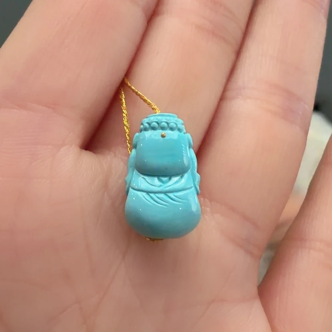 绿松石未镶嵌颈饰