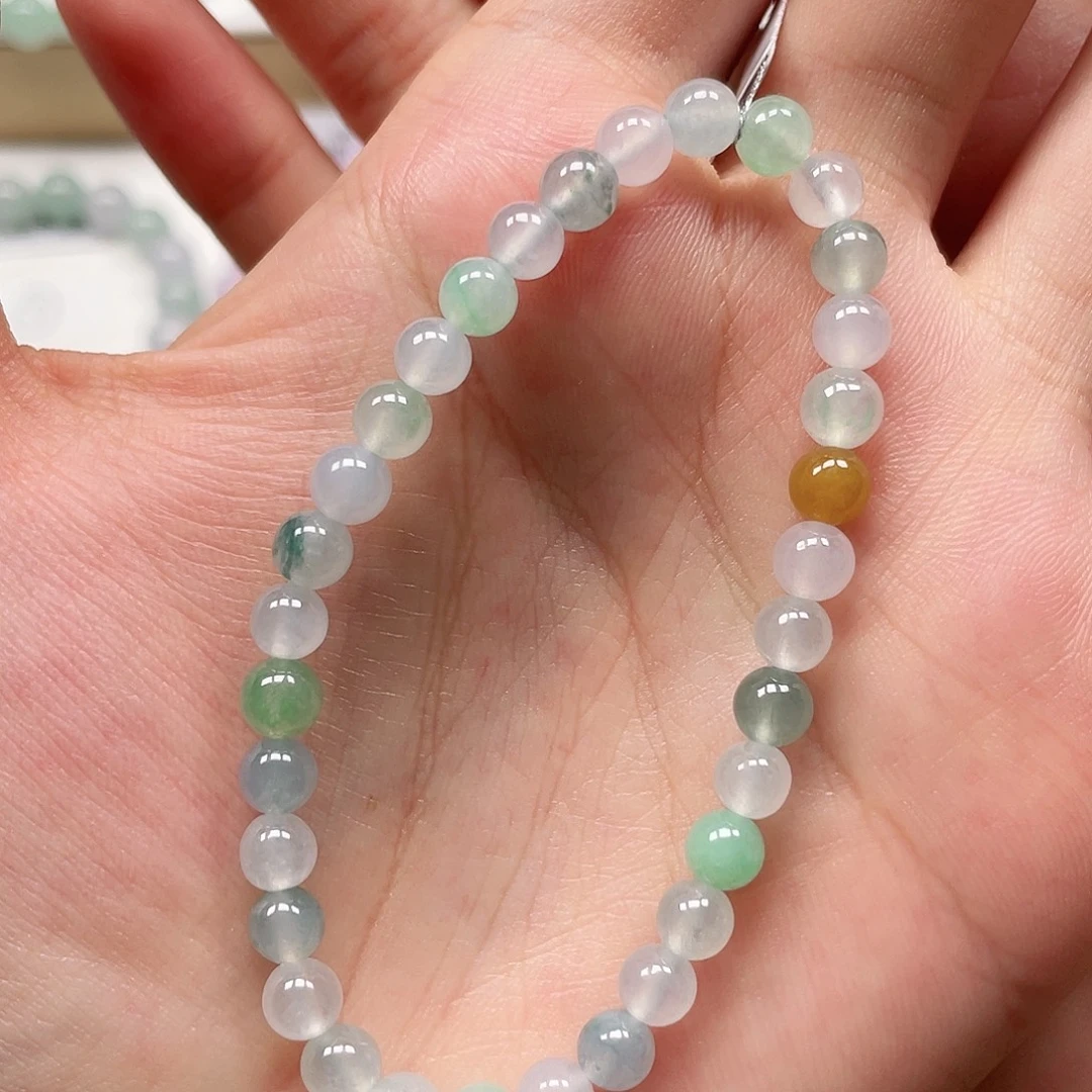 手串翡翠未镶嵌卡5.3