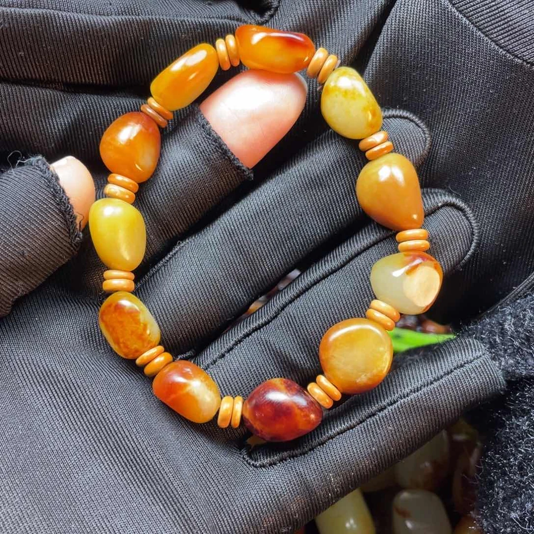 和田玉手链未镶嵌