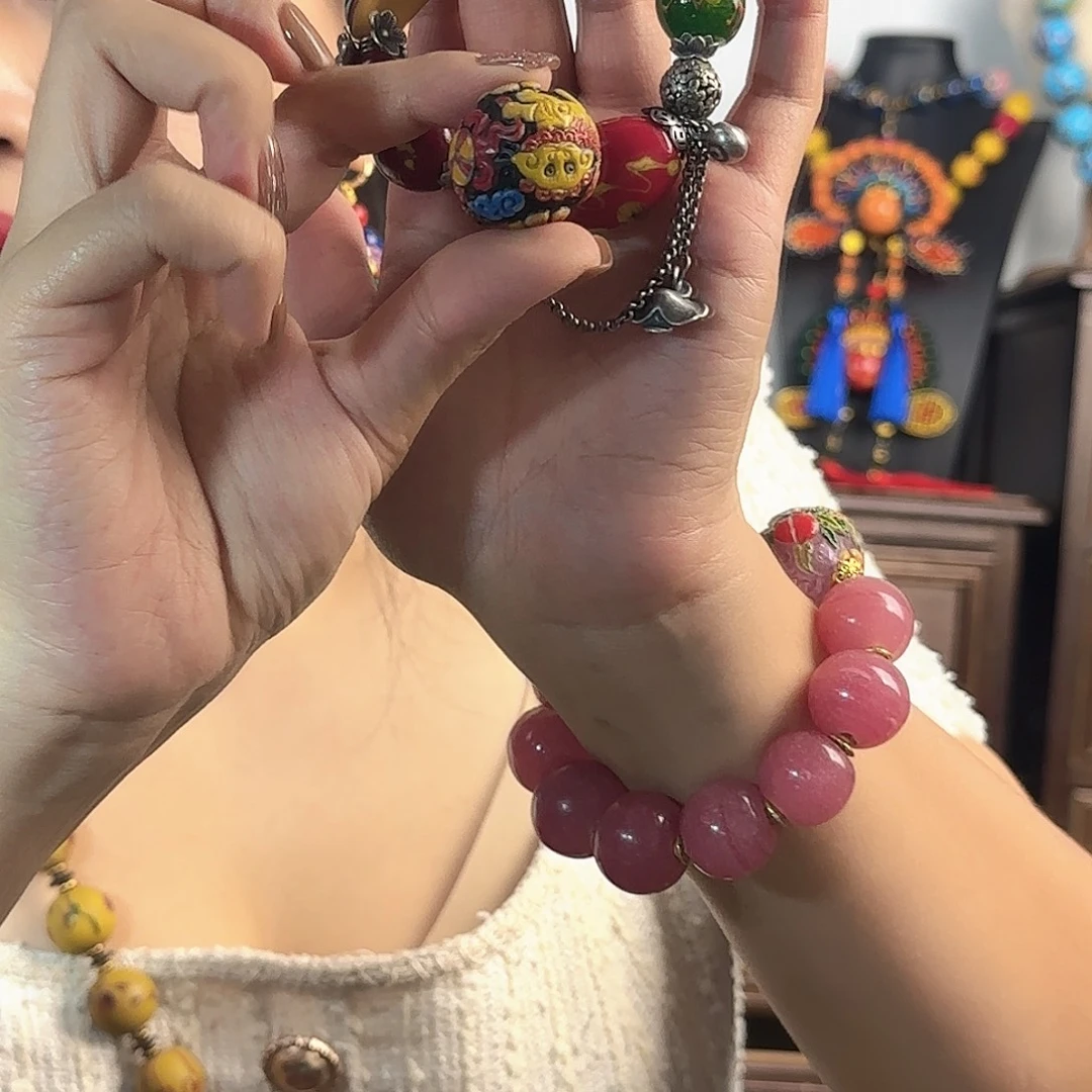 烟***子DIY琉璃老琉璃雕刻手牌