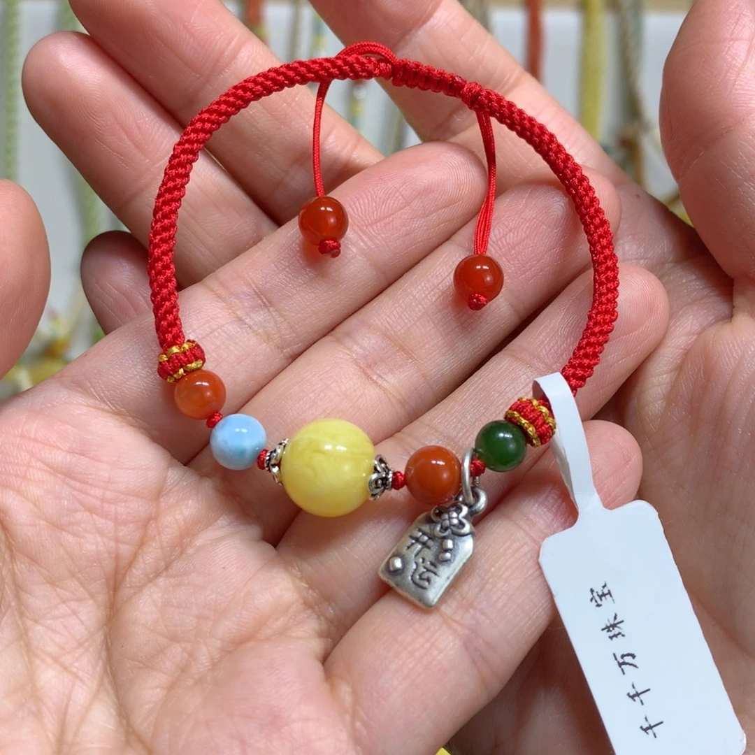 蜜蜡手链未镶嵌11m m