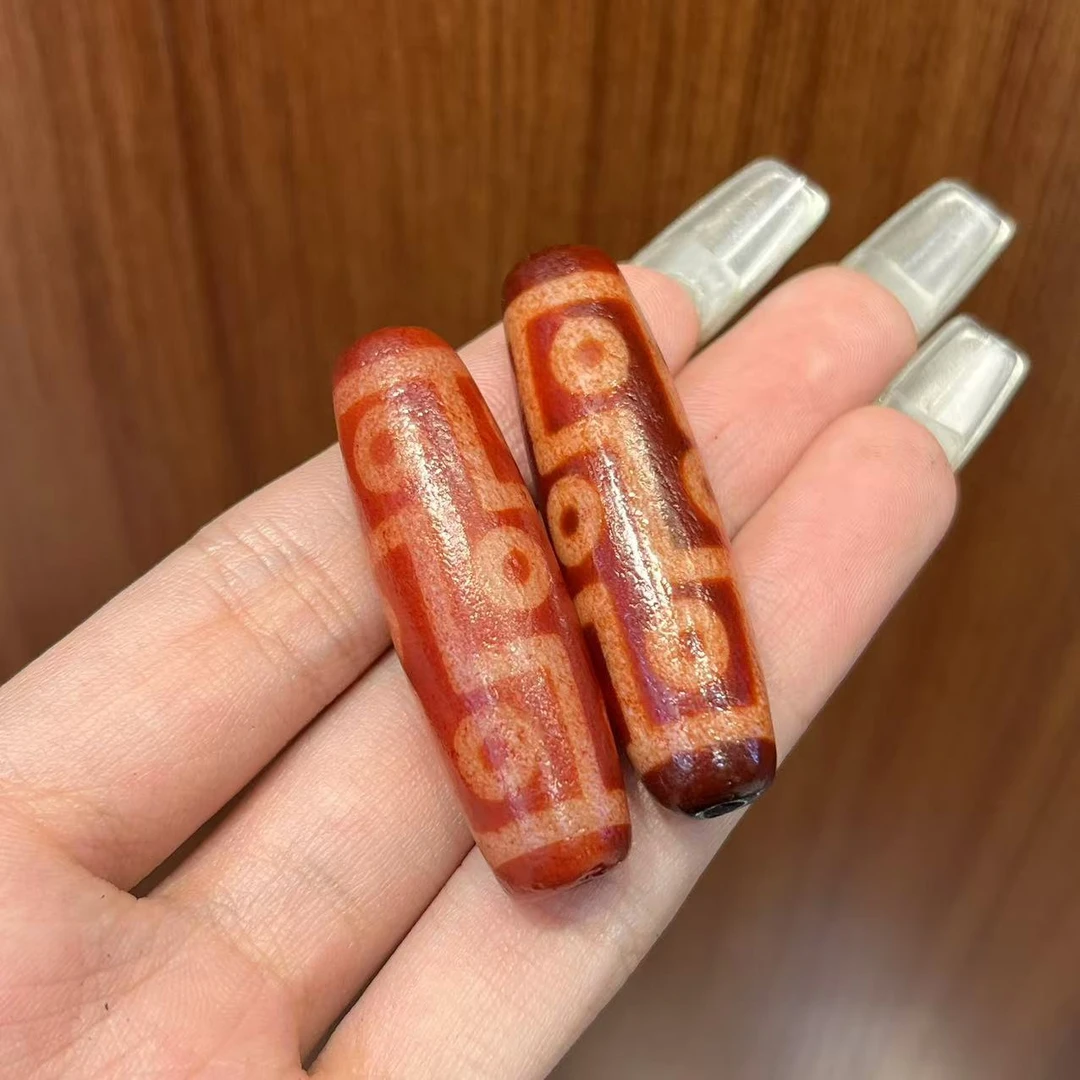 【铭记珠宝】红肉九眼天珠玛瑙吊坠28-DM03L233【多样性发一件】配绳