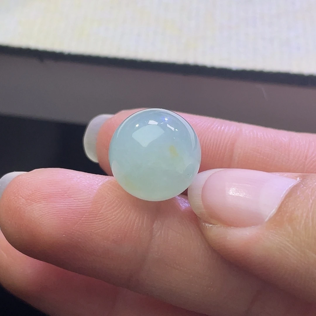 散珠翡翠展示勿拍缅甸翡翠a货卡12.8晴底洒金