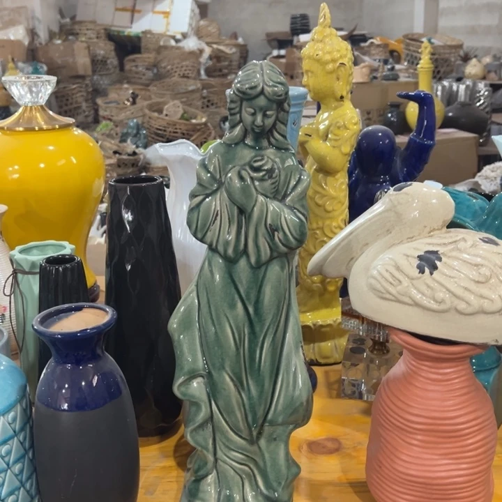 摆件高度52厘米宽度15厘米微瑕捡漏