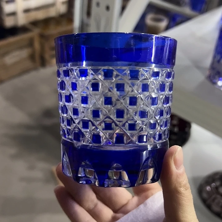 平底款水晶玻璃微瑕一个