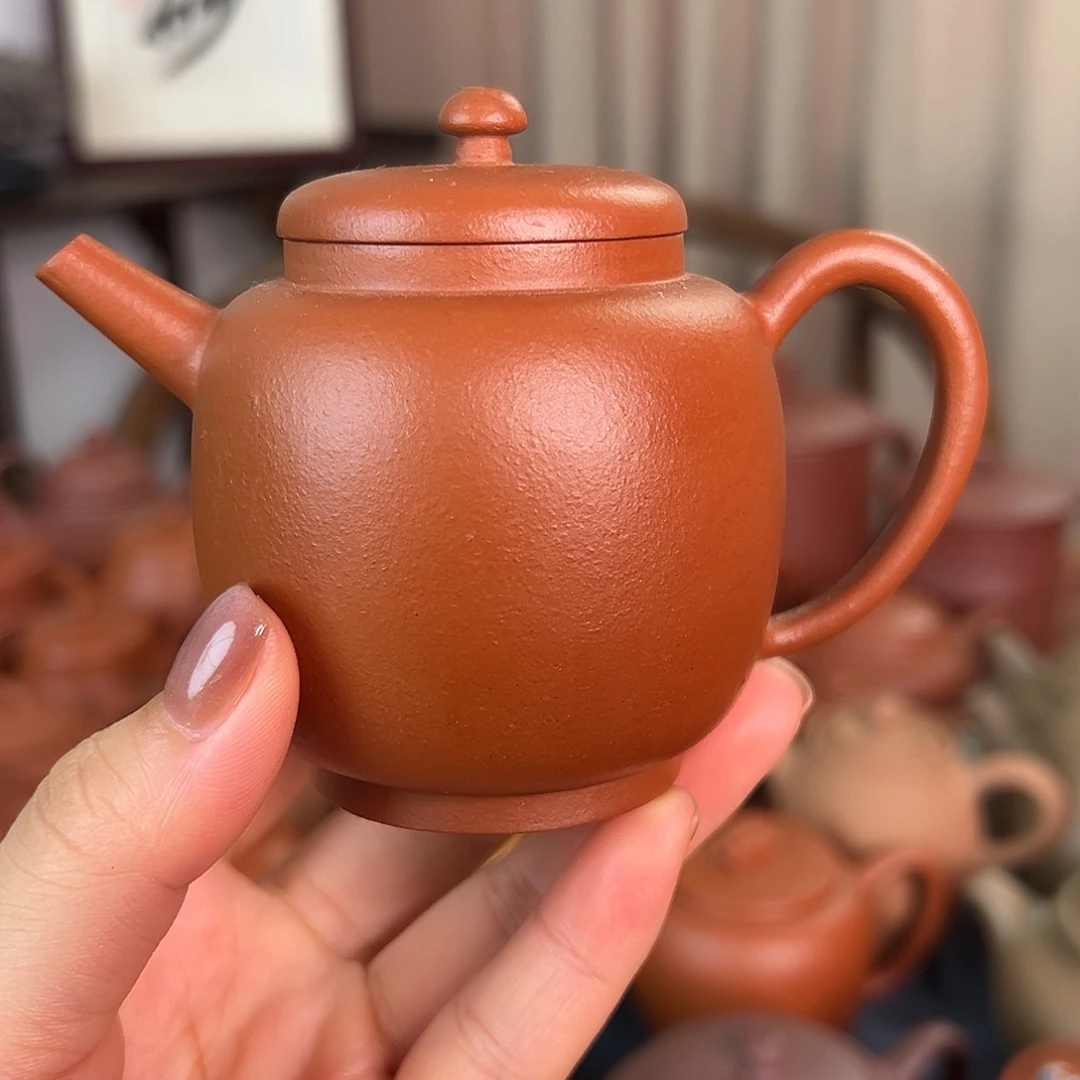 茶壶紫砂0添加赵庄生砂朱泥高仕150cc