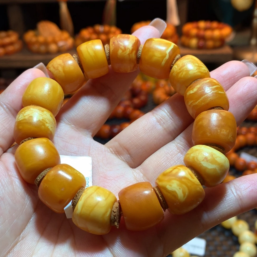 【闪购商品】手串蜜蜡未镶嵌蜜蜡手串