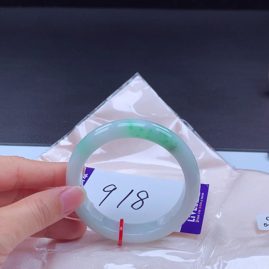 翡翠手镯未镶嵌手镯001853
