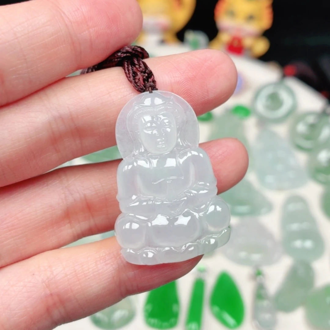 颈饰未镶嵌翡翠缅甸天然A货翡翠