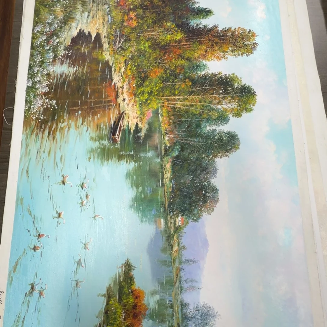 油画加油加油努力加油努力