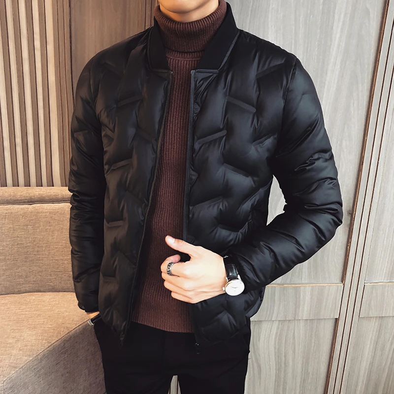 冬季男士羽绒服短款2025新款轻薄款冬装衣服休闲男款保暖夹克外套