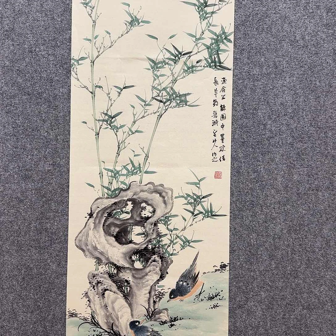 国画写竹人老师手绘作品