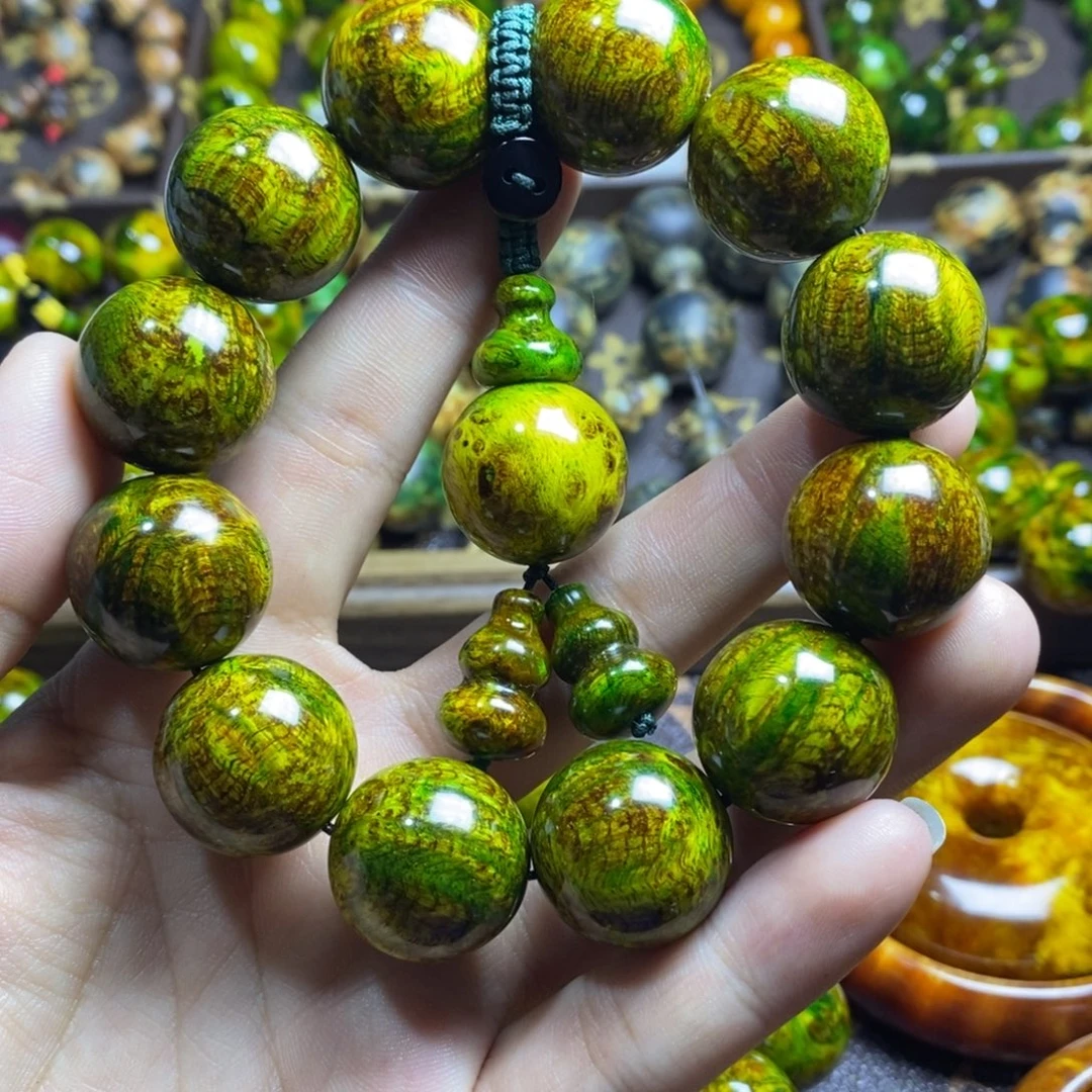 木质琥珀木2.0尺寸水墨麦穗花