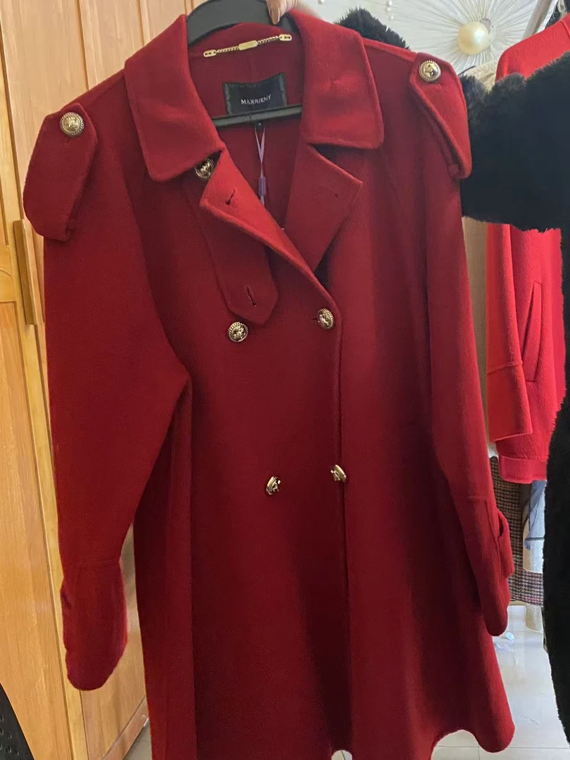 MAXRIENY玛克茜妮红色大衣MC8344340122CT0R60