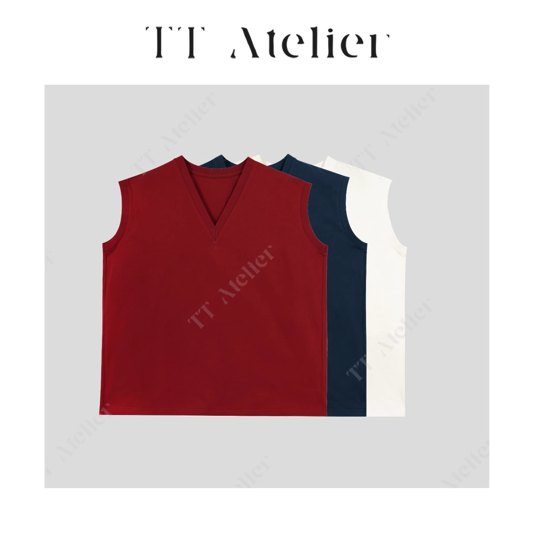 TT设计师【悉尼日记】冰凉舒适时尚高级感v领设计百搭背心TT190530