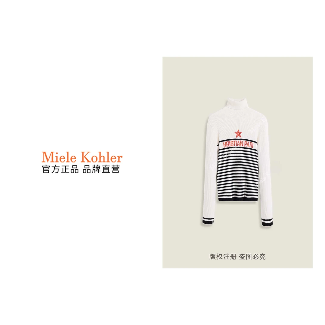 秋冬新款设计感五角星图案百搭长袖上衣MKKQ36513【澳门小源同款】
