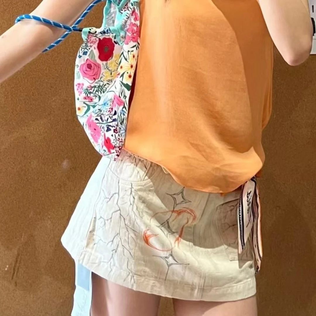 【Z】602/723123/121-8  牛仔半身裙女短裙高腰小个子a字裙