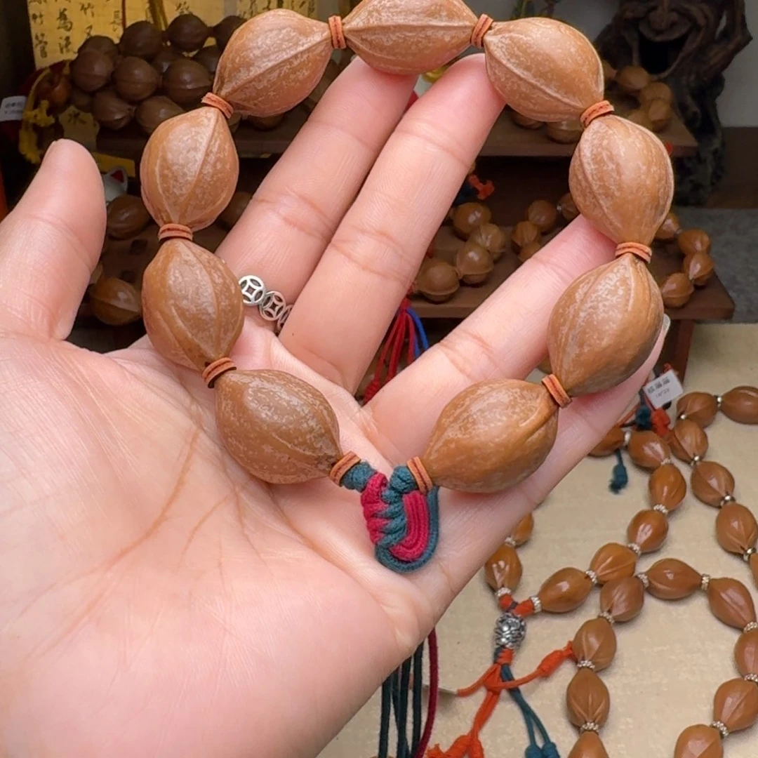 橄榄核手串搬*匠19*28老树籽正宗梅林铁核