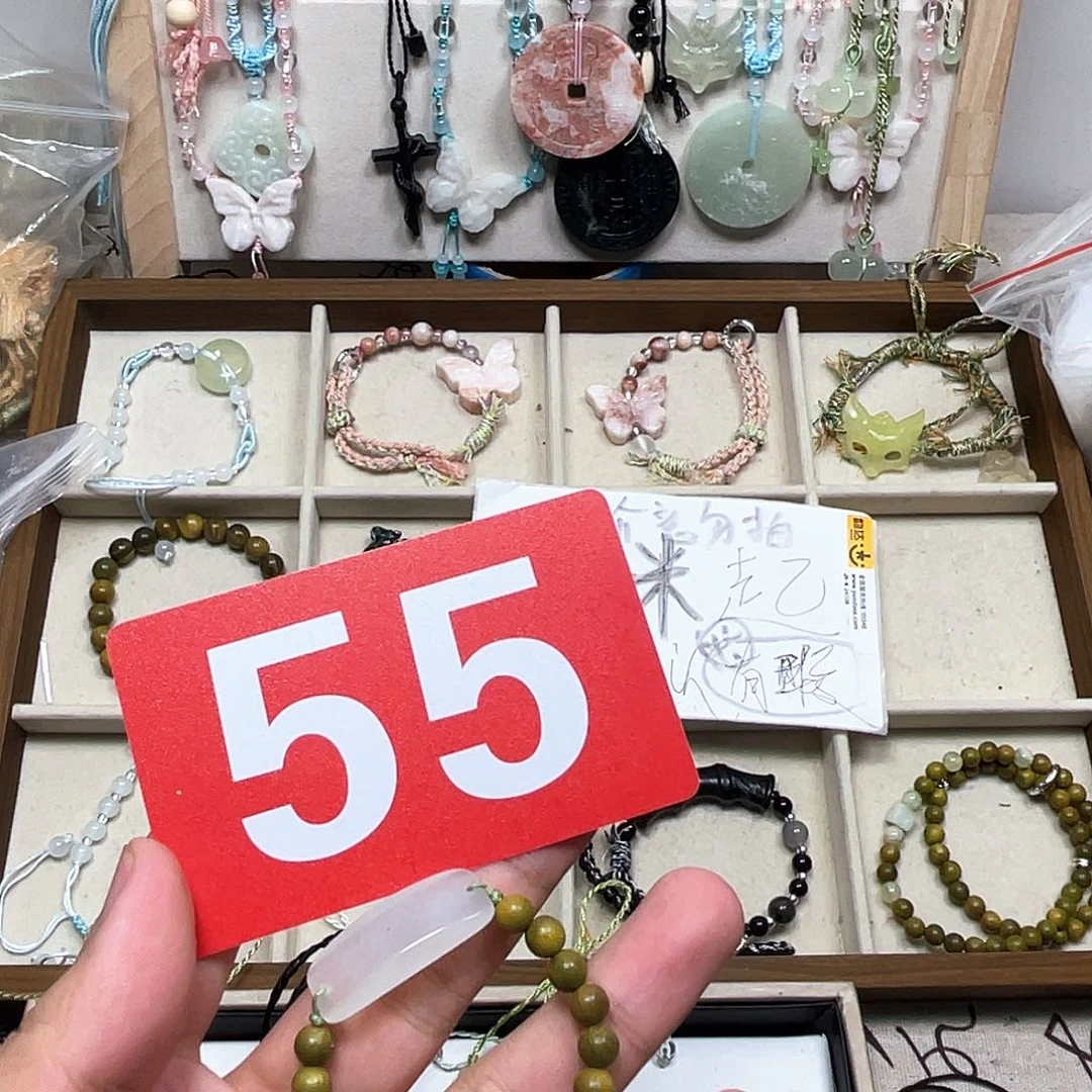 ༺***༻蛇纹石玉合金颈饰