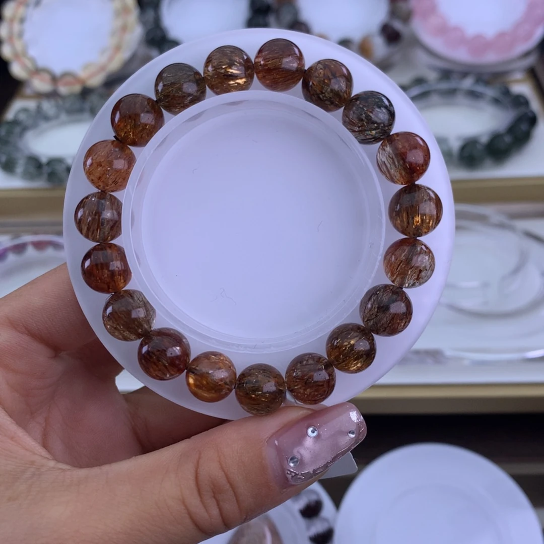 水晶手链未镶嵌?****）黑金超