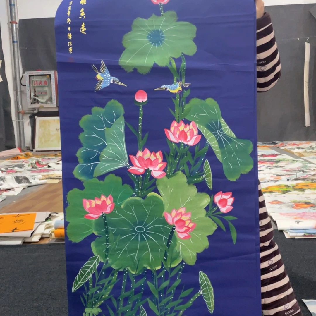 国画国画作品画心一张