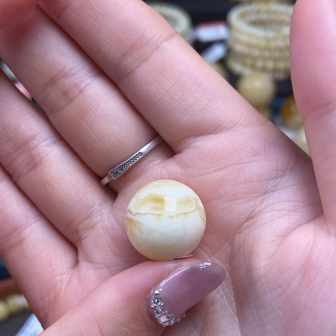 蜜蜡未镶嵌珠宝奇石16.3mm