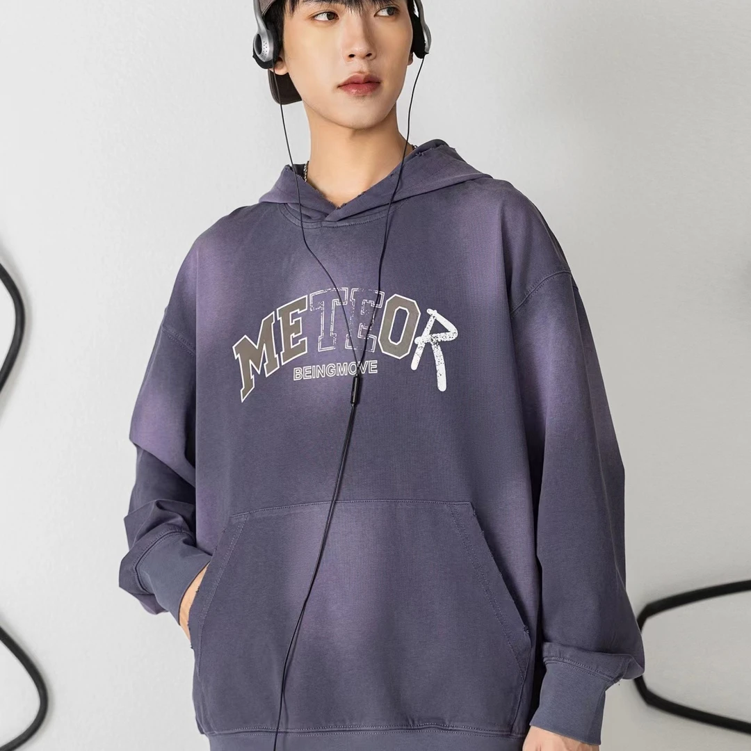 圣 2024 秋【X】9月1日 儿童男女童时尚紫色字母卫衣2012-