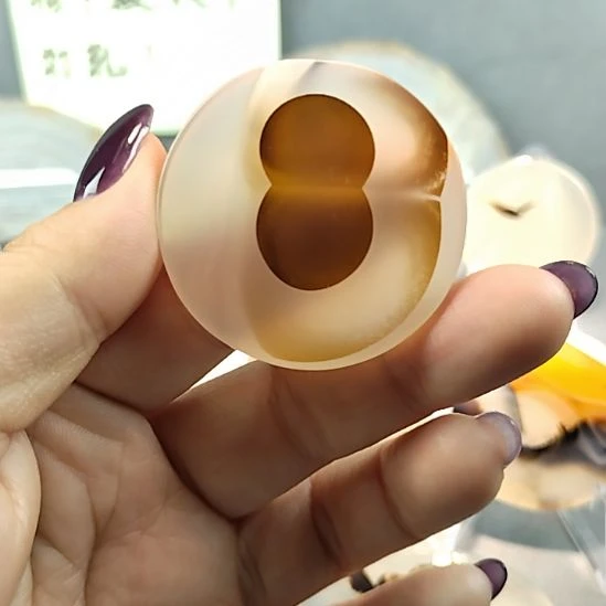 玛瑙/玉髓未镶嵌吊坠挂牌花生