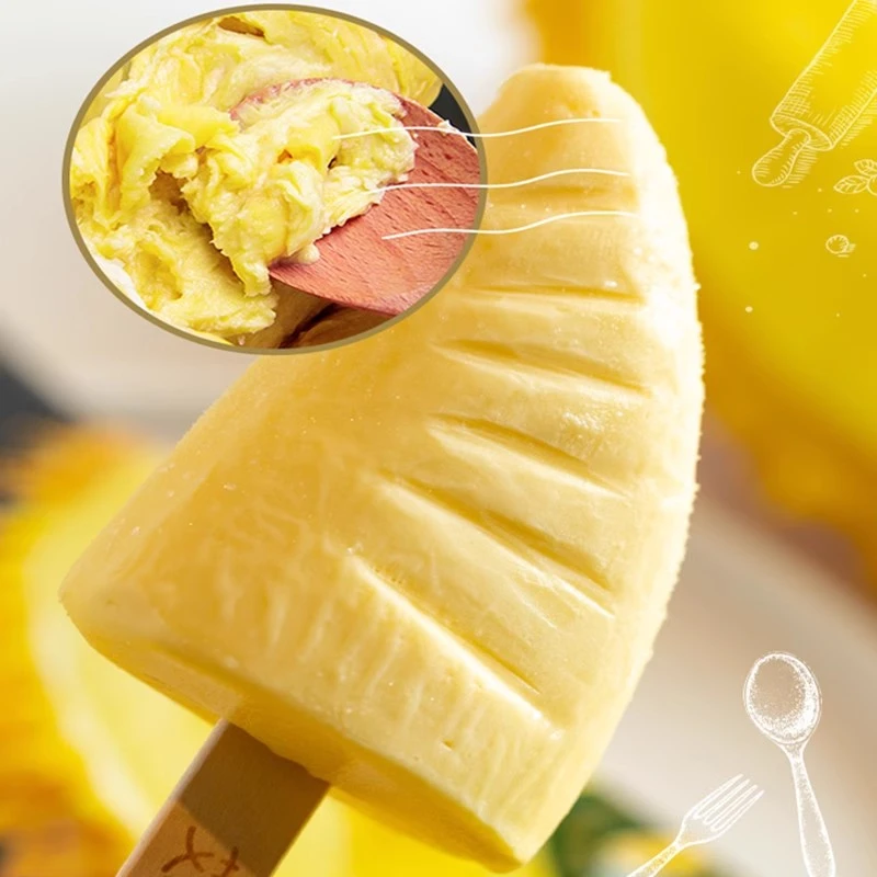 艾冰客猫山王榴莲雪糕70g新日期